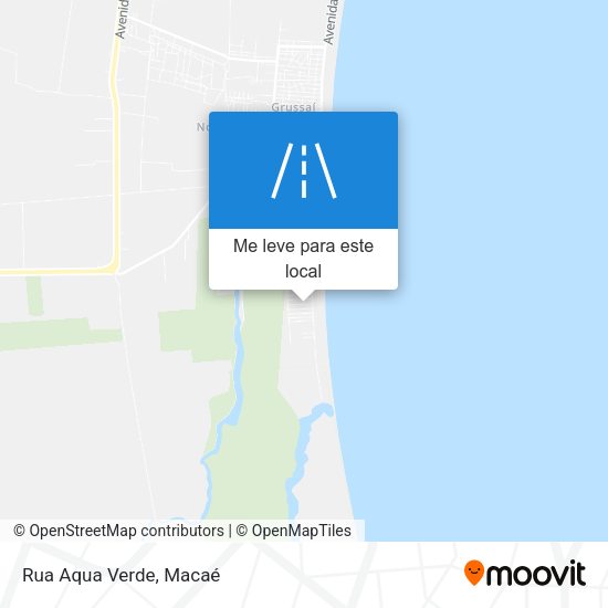 Rua Aqua Verde mapa