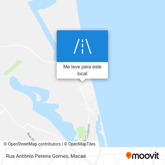Rua Antônio Pereira Gomes mapa