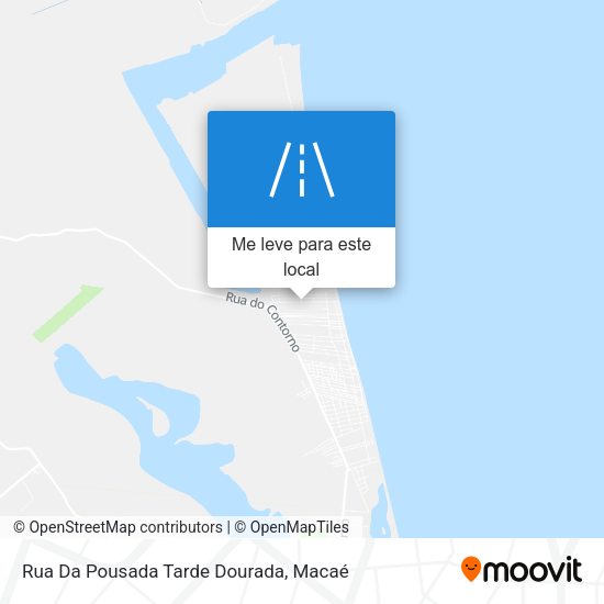 Rua Da Pousada Tarde Dourada mapa