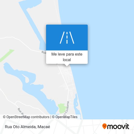 Rua Oto Almeida mapa