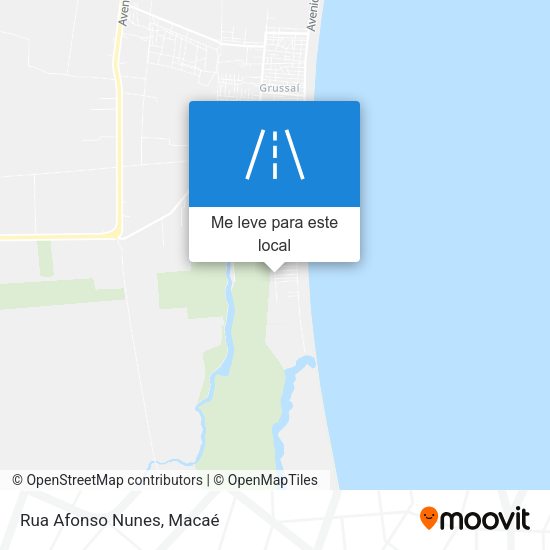 Rua Afonso Nunes mapa
