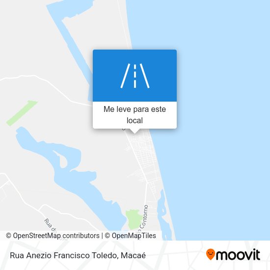 Rua Anezio Francisco Toledo mapa