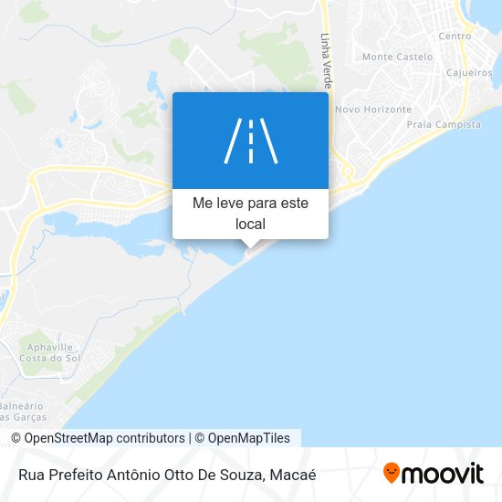 Rua Prefeito Antônio Otto De Souza mapa