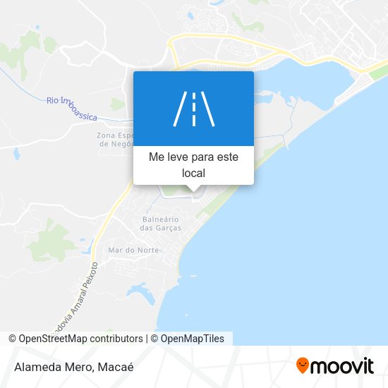 Alameda Mero mapa
