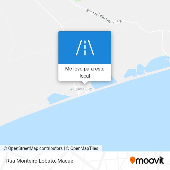 Rua Monteiro Lobato mapa