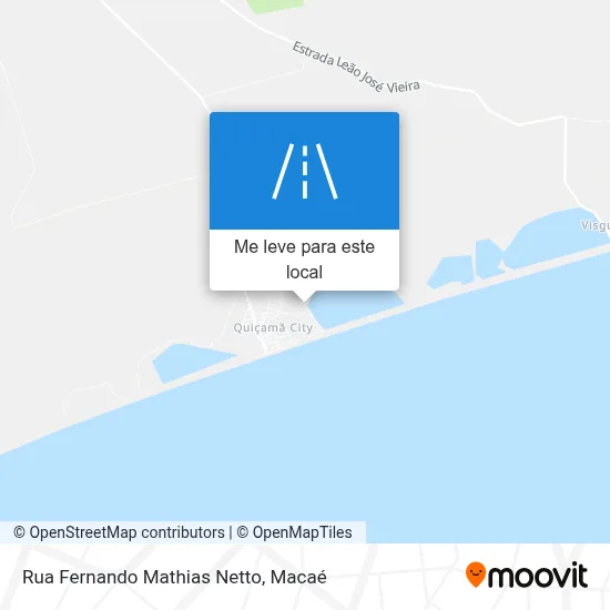 Rua Fernando Mathias Netto mapa