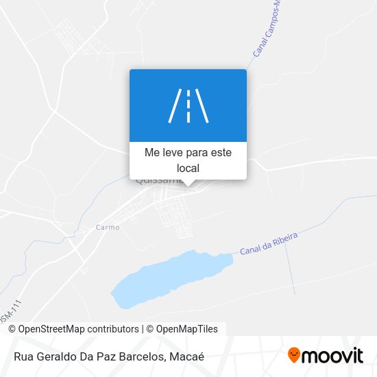 Rua Geraldo Da Paz Barcelos mapa