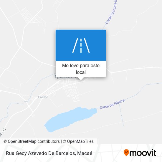 Rua Gecy Azevedo De Barcelos mapa