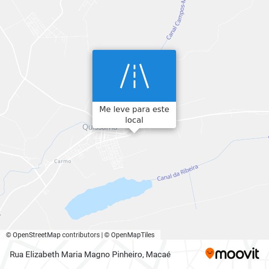 Rua Elizabeth Maria Magno Pinheiro mapa