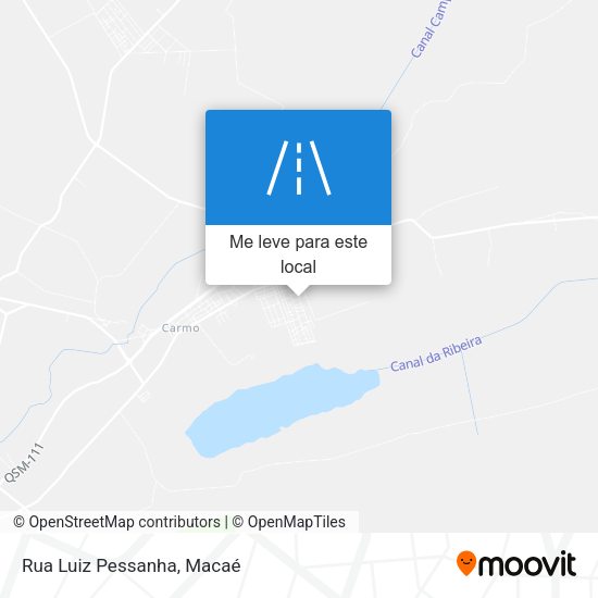 Rua Luiz Pessanha mapa