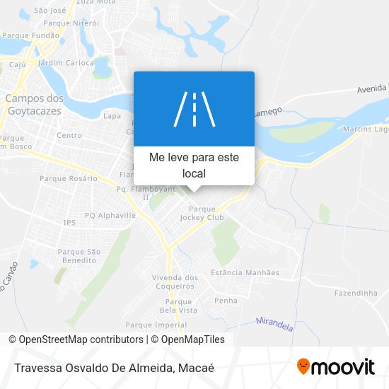 Travessa Osvaldo De Almeida mapa