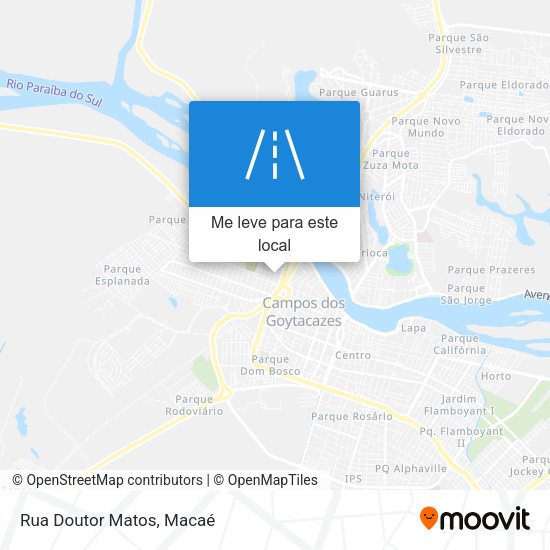 Rua Doutor Matos mapa
