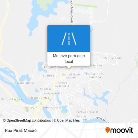 Rua Piraí mapa