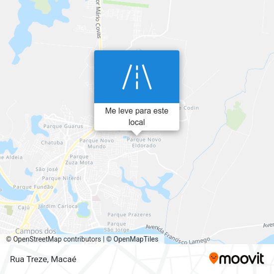Rua Treze mapa