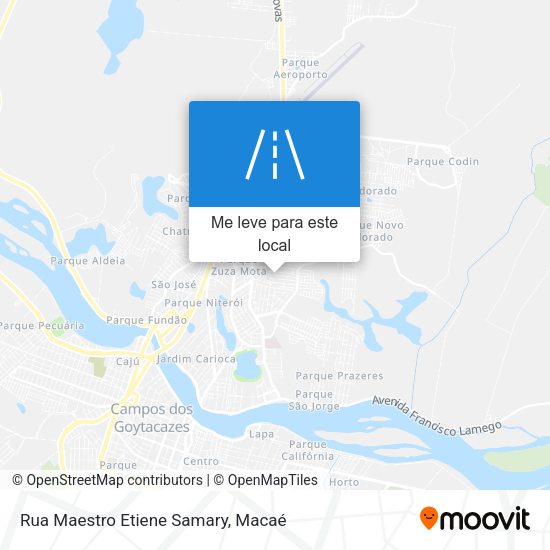 Rua Maestro Etiene Samary mapa
