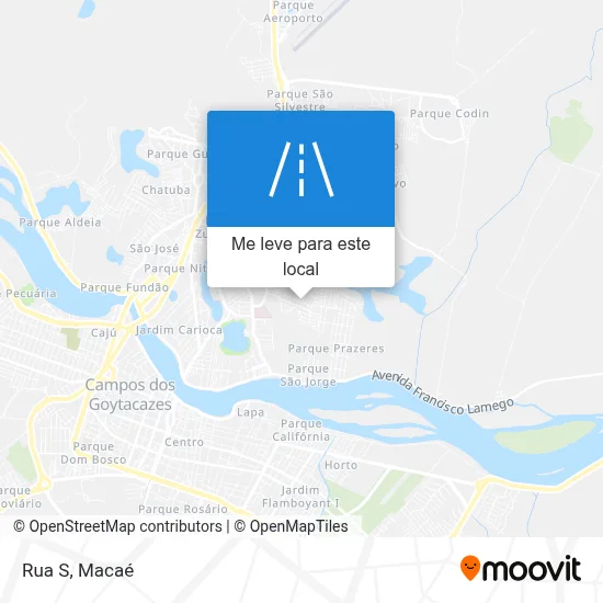 Rua S mapa