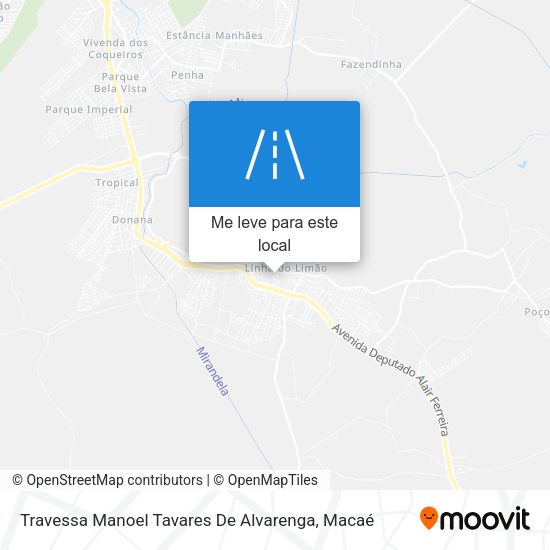 Travessa Manoel Tavares De Alvarenga mapa