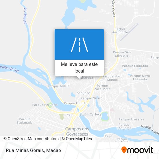 Rua Minas Gerais mapa