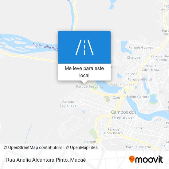 Rua Analia Alcantara Pinto mapa