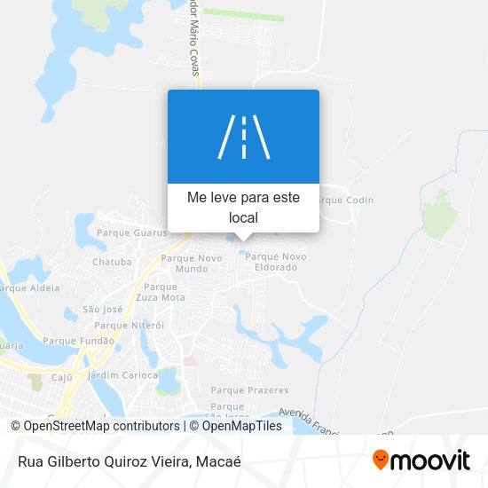 Rua Gilberto Quiroz Vieira mapa