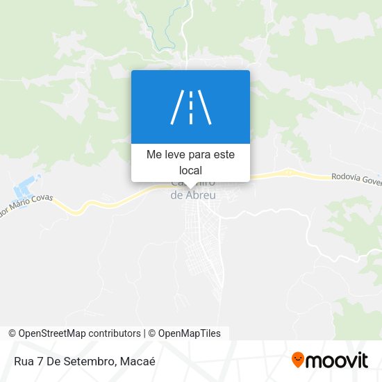 Rua 7 De Setembro mapa