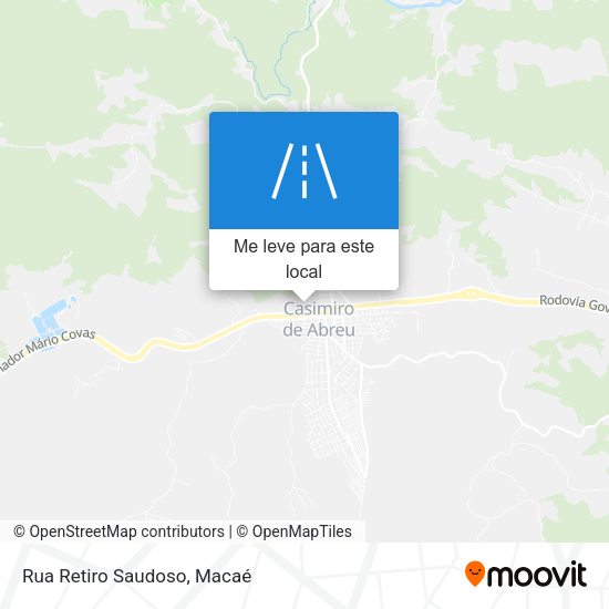 Rua Retiro Saudoso mapa