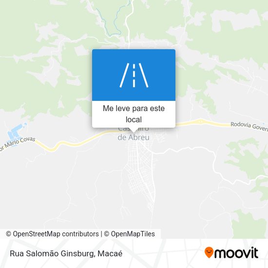 Rua Salomão Ginsburg mapa