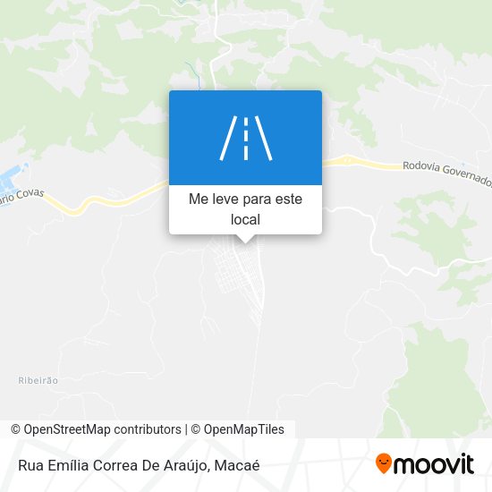 Rua Emília Correa De Araújo mapa