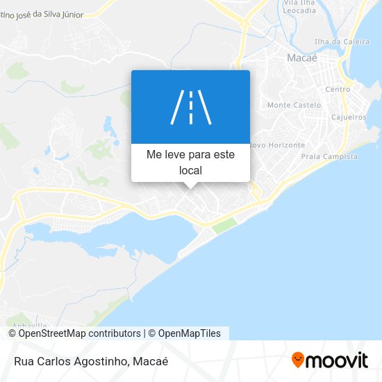 Rua Carlos Agostinho mapa