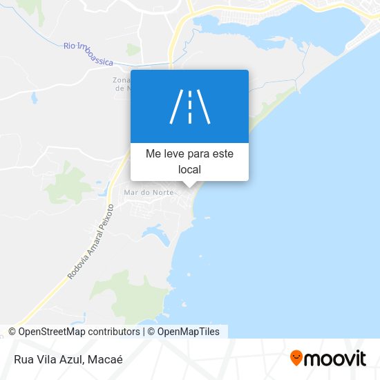 Rua Vila Azul mapa