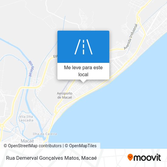 Rua Demerval Gonçalves Matos mapa