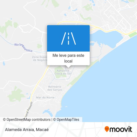 Alameda Arraia mapa