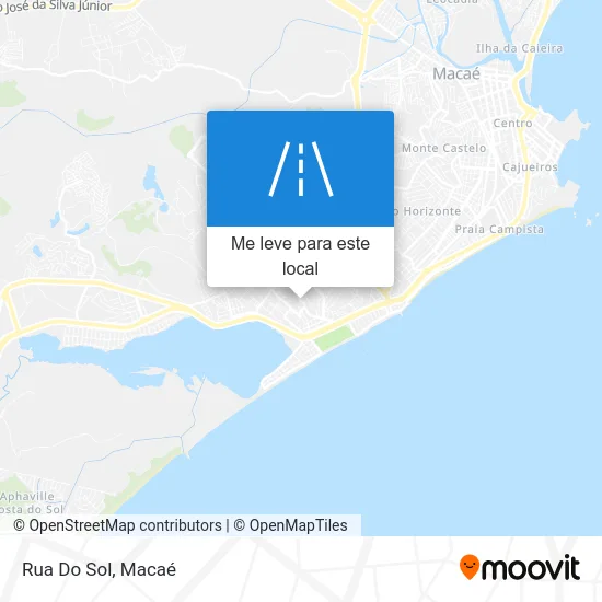 Rua Do Sol mapa