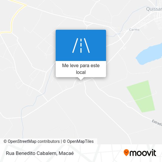 Rua Benedito Cabalem mapa