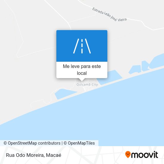 Rua Odo Moreira mapa