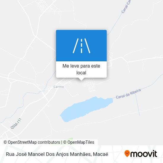 Rua José Manoel Dos Anjos Manhães mapa