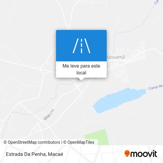 Estrada Da Penha mapa
