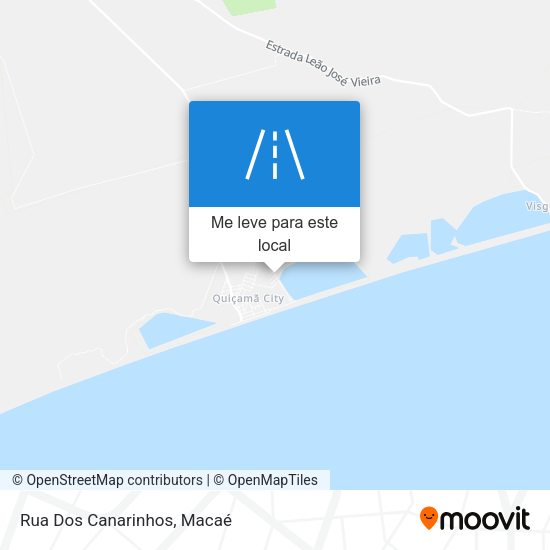 Rua Dos Canarinhos mapa