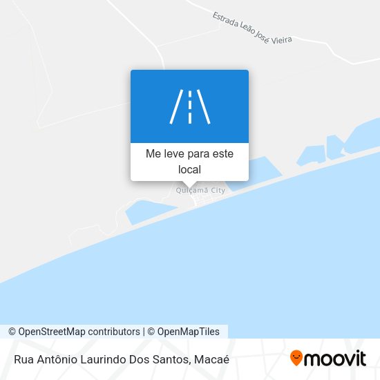 Rua Antônio Laurindo Dos Santos mapa