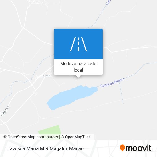 Travessa Maria M R Magaldi mapa
