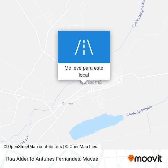 Rua Alderito Antunes Fernandes mapa