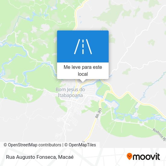 Rua Augusto Fonseca mapa