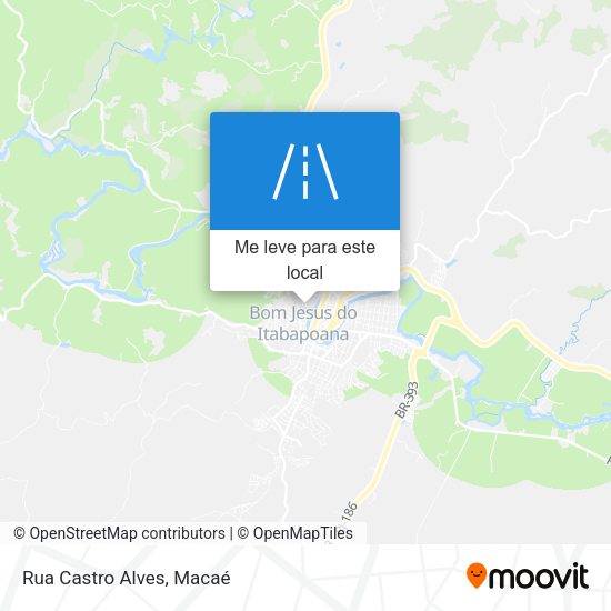Rua Castro Alves mapa