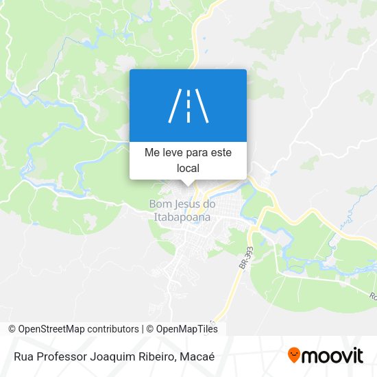 Rua Professor Joaquim Ribeiro mapa