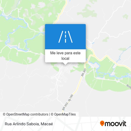 Rua Arlindo Saboia mapa