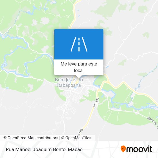 Rua Manoel Joaquim Bento mapa