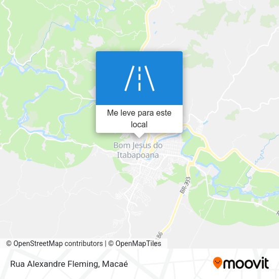 Rua Alexandre Fleming mapa