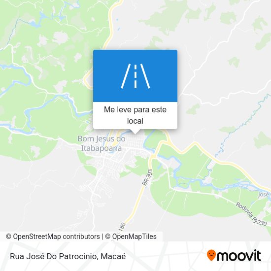 Rua José Do Patrocinio mapa