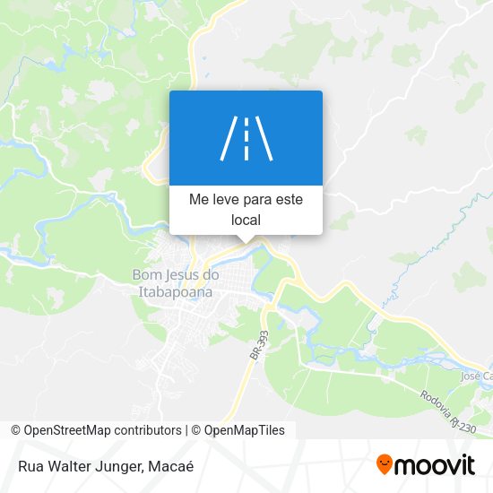 Rua Walter Junger mapa