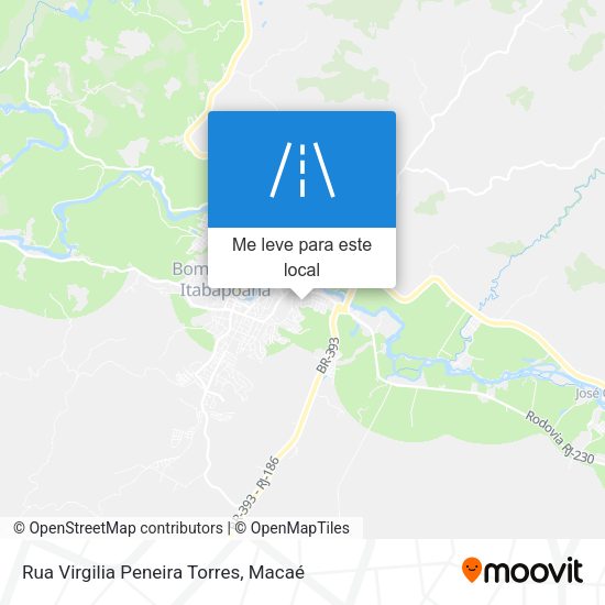 Rua Virgilia Peneira Torres mapa